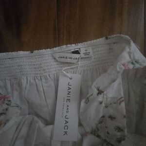 Janie and Jack White Floral Skirt